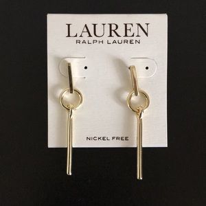 Ralph Lauren gold earrings